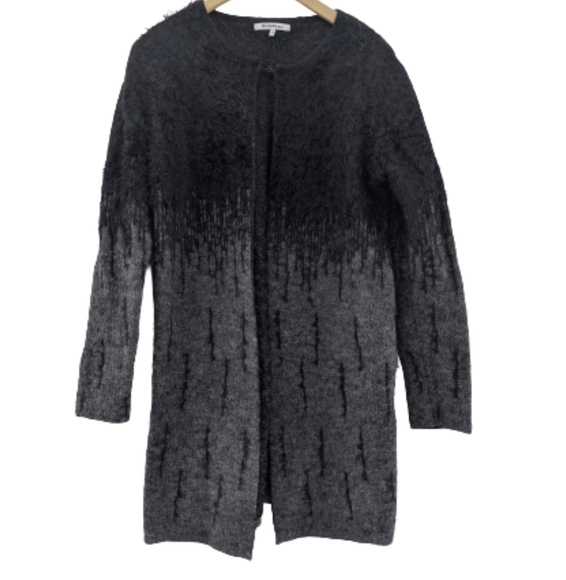 Violet Ruby Long Ombre Mohair Cardigan - Sz M - Picture 1 of 7